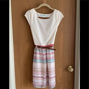 Multi colored mini dress